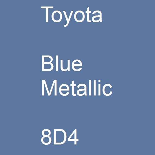 Toyota, Blue Metallic, 8D4.